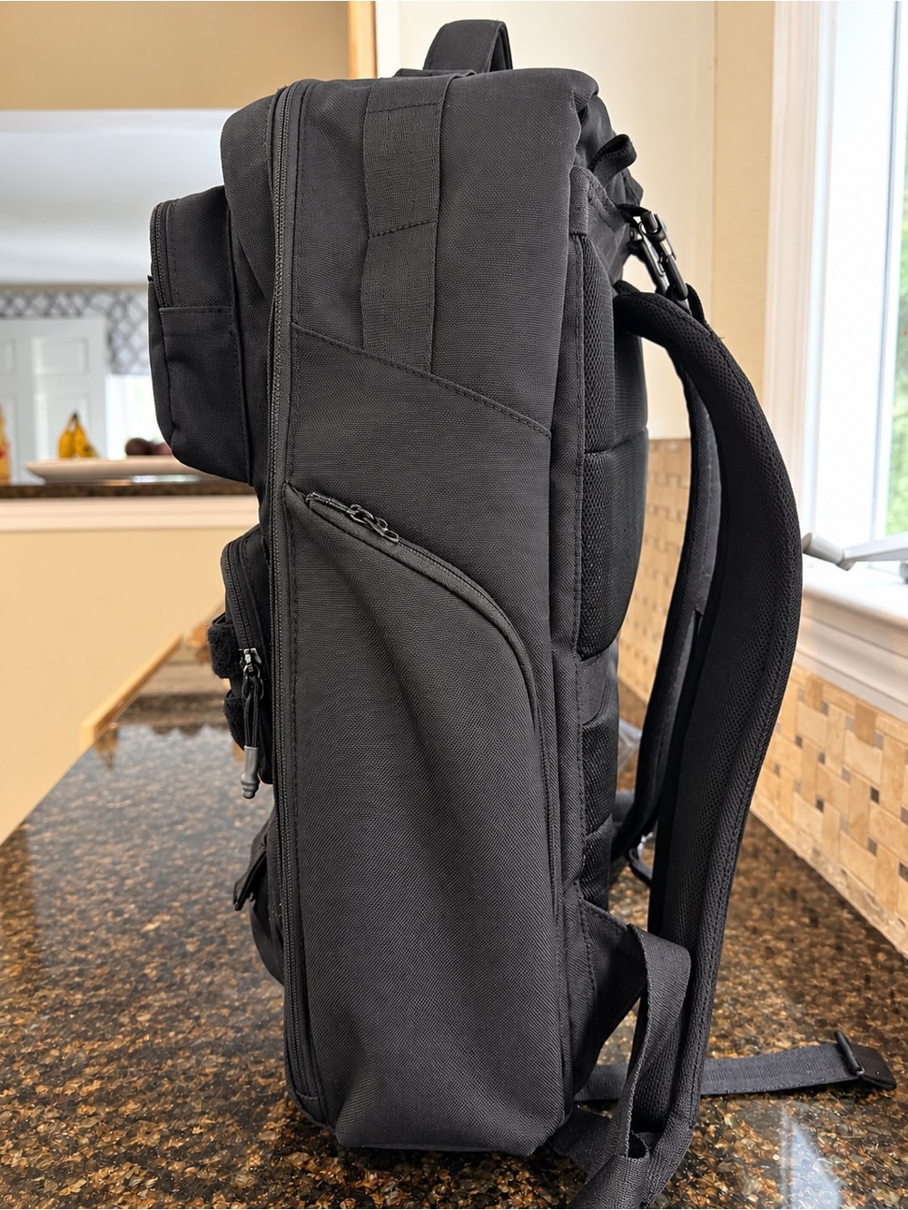 Nike Utility 2.0 Black Backpack Multi Pocket Laptop Travel Bag - Picture 3 of 14